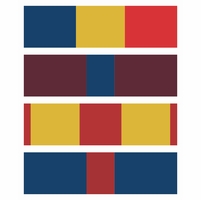 USMC Ribbons Vinyl Transfer Decals Thumbnail Illustration