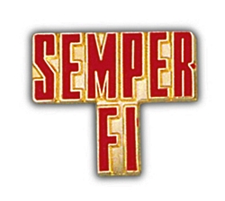 U.S.M.C. 'SEMPER FI' LAPEL PIN