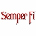 USMC Semper Fi Window Strip Decal