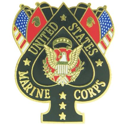 U.S.M.C. SPADE LAPEL PIN