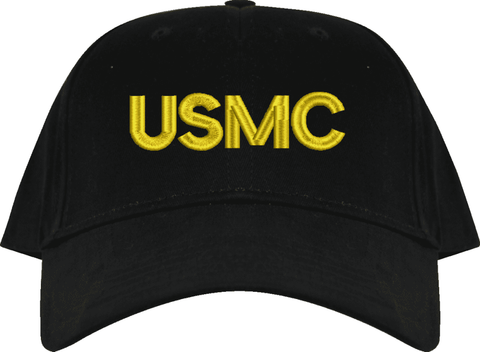 USMC Text Only USA Cap