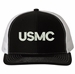 USMC Text Only USA Mesh-Back Cap