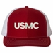 USMC Text Only USA Mesh-Back Cap