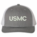 USMC Text Only USA Mesh-Back Cap