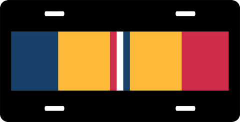 USMC USN Combat Action Ribbon License Plate