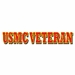 USMC VETERAN WINDOW STRIP STICKER