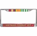 USMC Vietnam Combat Veteran 3-Ribbon Stack License Plate Frame