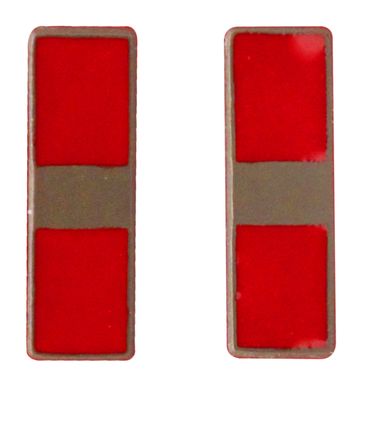 U.S.M.C. Warrant Officer 1 WO1 Subdued Metal Collar Rank Insignia (Pair)
