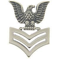 USN 1st Class Crow Pin