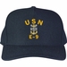 USN E-9 Master Chief Petty Officer with Anchor Custom Embroidered Cap