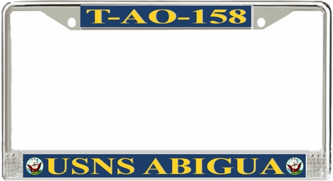 USNS Abigua T-AO-158 License Plate Frame