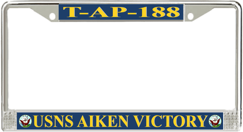 USNS Aiken Victory T-AP-188 License Plate Frame