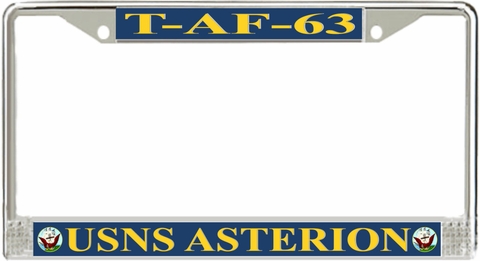 USNS Asterion  T-AF-63 License Plate Frame