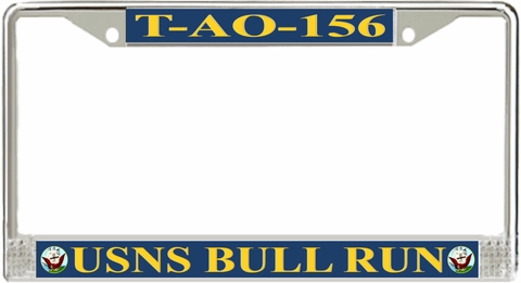 USNS Bull Run T-AO-156 License Plate Frame