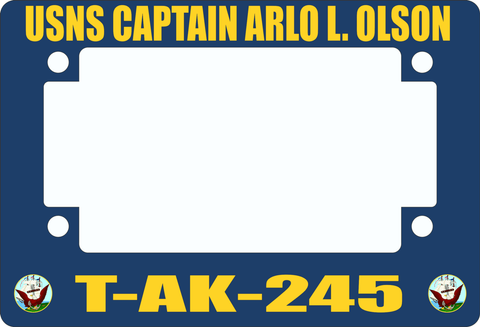 USNS Captain Arlo L. Olson T-AK-245 Motorcycle Frame