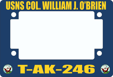 USNS Col. William J. OBrien T-AK-246 Motorcycle Frame