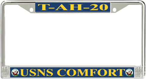 USNS Comfort T-AH-20 License Plate Frame