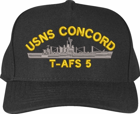 USNS Concord T-AFS 5 Ship Custom Embroidered Cap