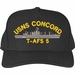 USNS Concord T-AFS 5 Ship Custom Embroidered Cap