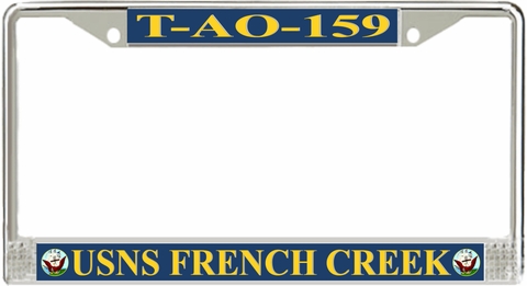 USNS French Creek T-AO-159 License Plate Frame