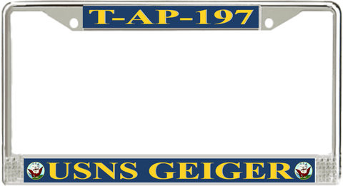 USNS Geiger T-AP-197 License Plate Frame