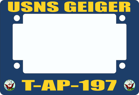 USNS Geiger T-AP-197 Motorcycle Frame