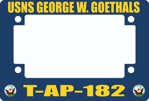USNS George W. Goethals T-AP-182 Motorcycle Frame