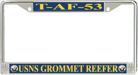 USNS Grommet Reefer T-AF-53 License Plate Frame