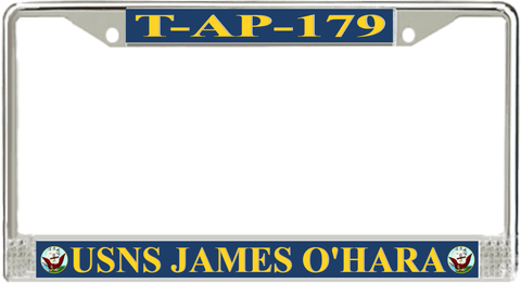 USNS James O'Hara T-AP-179 License Plate Frame