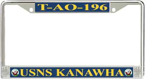 USNS Kanawha T-AO-196 License Plate Frame