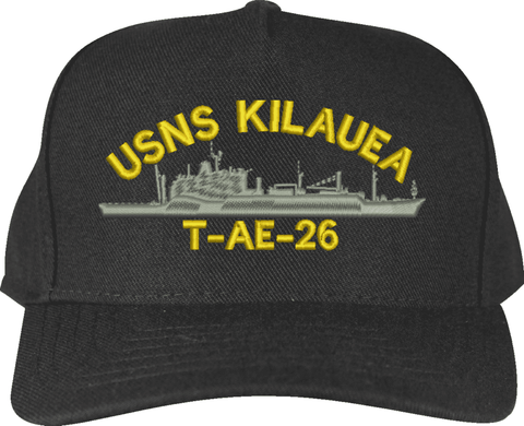 USNS Kilauea T-AE-26 Ship Custom Embroidered Cap
