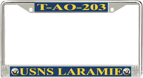 USNS Laramie T-AO-203 License Plate Frame