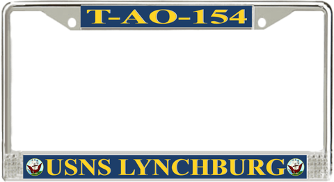 USNS Lynchburg T-AO-154 License Plate Frame