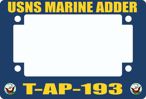 USNS Marine Adder T-AP-193 Motorcycle Frame