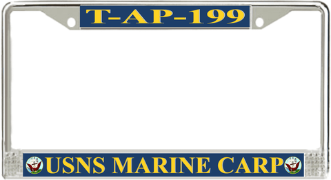 USNS Marine Carp T-AP-199 License Plate Frame