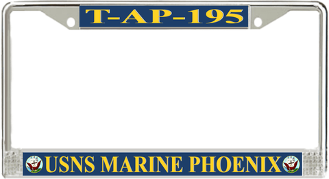 USNS Marine Phoenix T-AP-195 License Plate Frame
