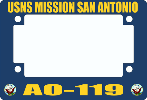 USNS Mission San Antonio AO-119 Motorcycle Frame