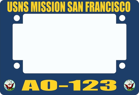 USNS Mission San Francisco AO-123 Motorcycle Frame