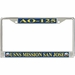 USNS Mission San Jose AO-125 License Plate Frame