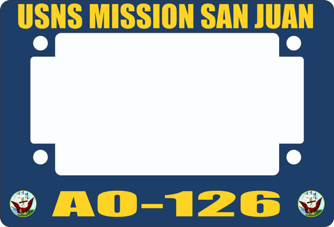 USNS Mission San Juan AO-126 Motorcycle Frame