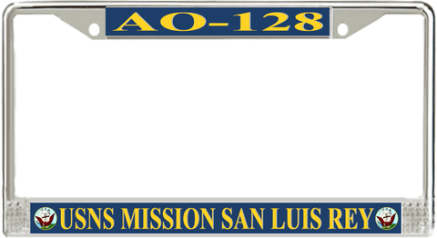 USNS Mission San Luis Rey AO-128 License Plate Frame