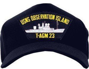 USNS Observation Island T-AGM 23 Emblematic Ball Cap