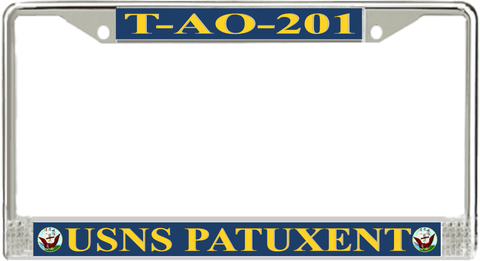USNS Patuxent T-AO-201 License Plate Frame