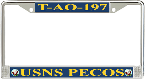 USNS Pecos T-AO-197 License Plate Frame