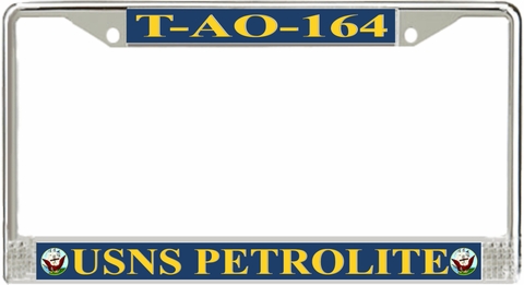 USNS Petrolite T-AO-164 License Plate Frame