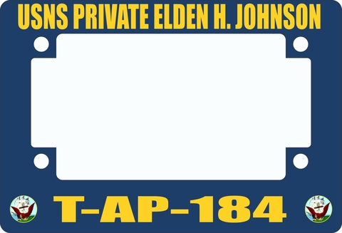 USNS Private Elden H. Johnson T-AP-184 Motorcycle Frame