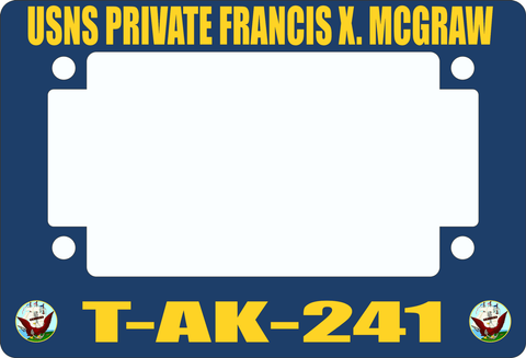 USNS Private Francis X. McGraw T-AK-241 Motorcycle Frame