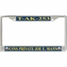 USNS Private Joe E. Mann T-AK-253 License Plate Frame
