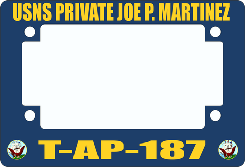 USNS Private Joe P. Martinez T-AP-187 Motorcycle Frame