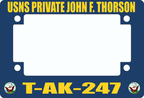 USNS Private John F. Thorson T-AK-247 Motorcycle Frame